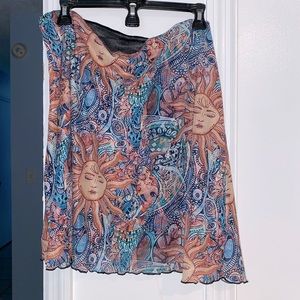 Thrifted boho skirt